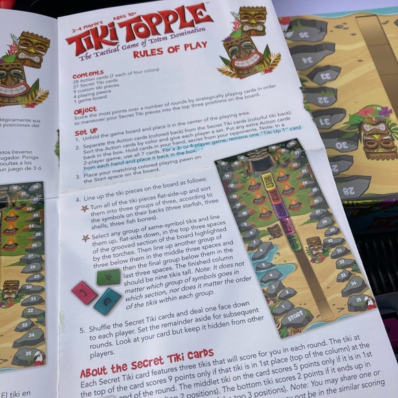 Tiki Topple the tactical board game - Picture 4 of 9